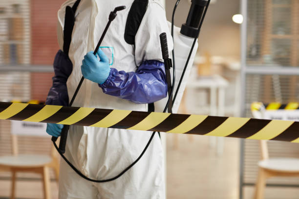 Professional Blood Cleanup technician working in Utica, MI